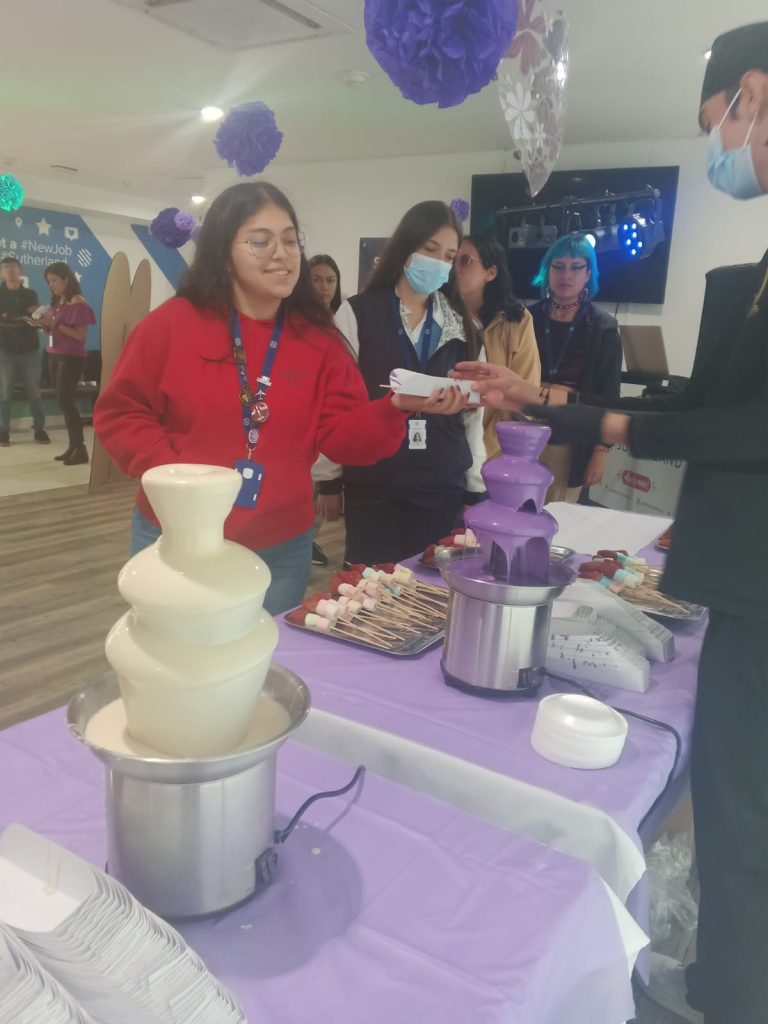 Alquiler fuente de chocolate para empresas